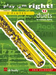 Play 'em Right! - 12 Duets in various styles - pro příčnou flétnu